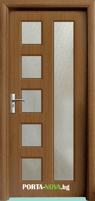 Интериорна HDF врата с код 048, цвят Бял във Варна
