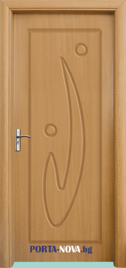 Интериорна HDF врата с код 070-P, цвят Орех във Варна