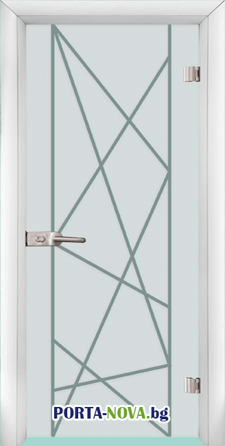 Стъклена интериорна врата, Gravur G 13-5 във Варна