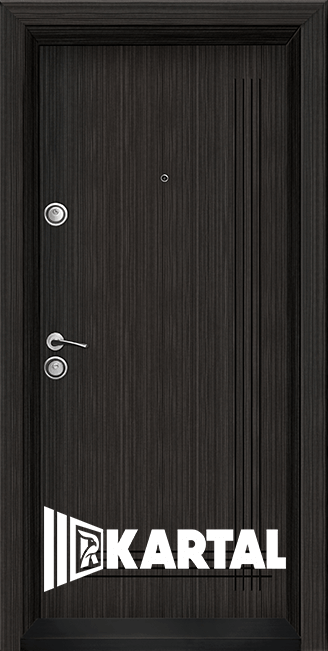 Блиндирана входна врата ТP-003, цвят Черна перла във Варна