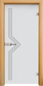 Стъклена интериорна врата, Lusso L-0 във Варна